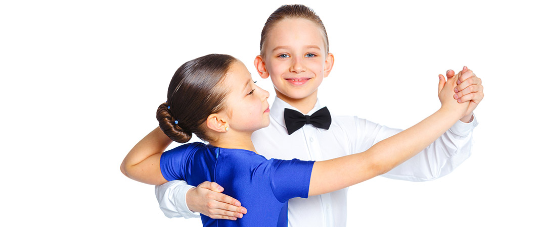 two young girls dancing